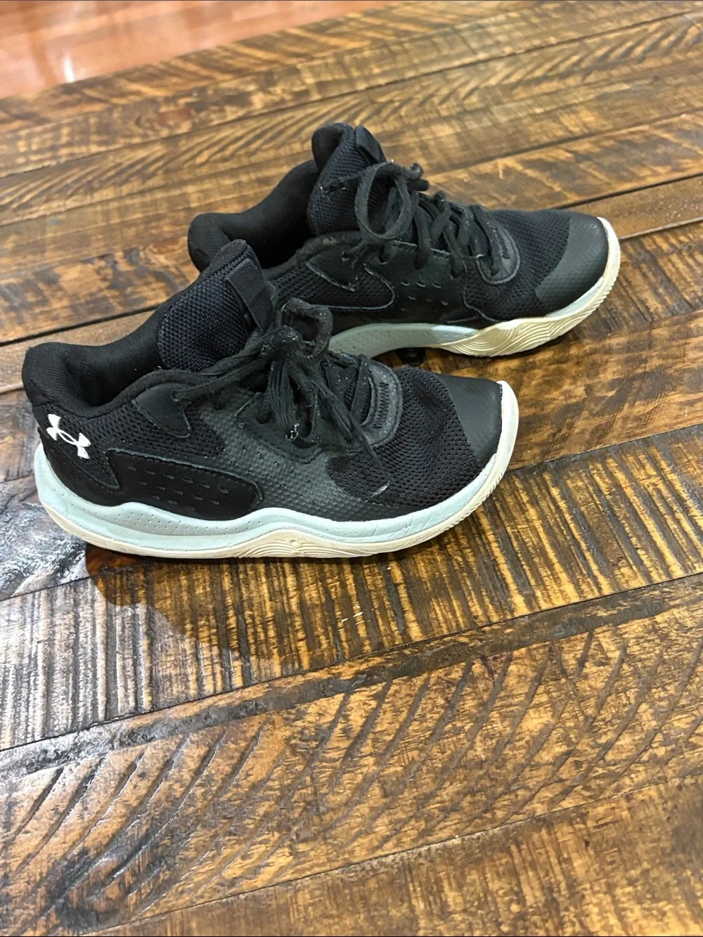 Under Armour Kids' Black Athletic Sneakers